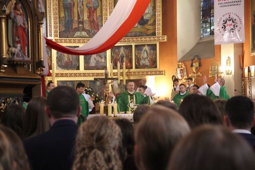 Msza św. na zakończenie Synodu Młodych w Zielonej Górze