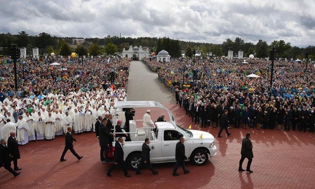 Papież w Agłonie