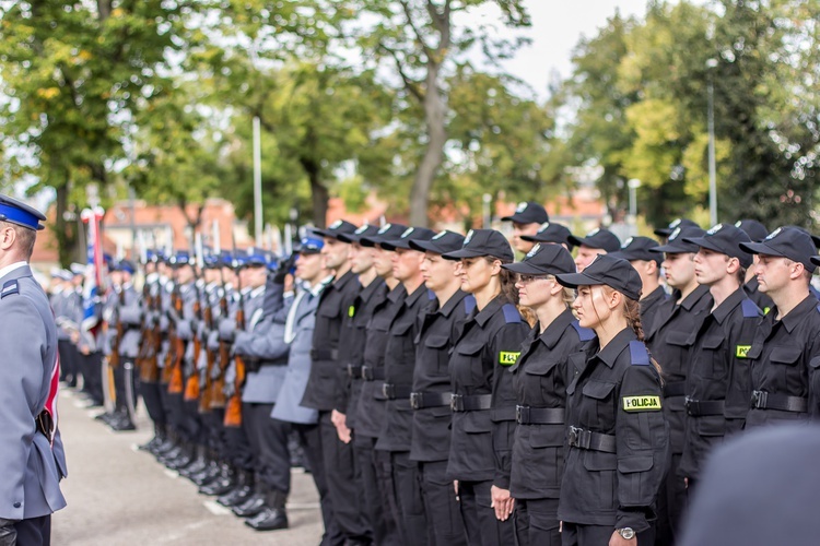 Sztandar dla policji w Ostródzie
