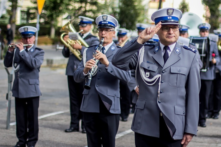 Sztandar dla policji w Ostródzie