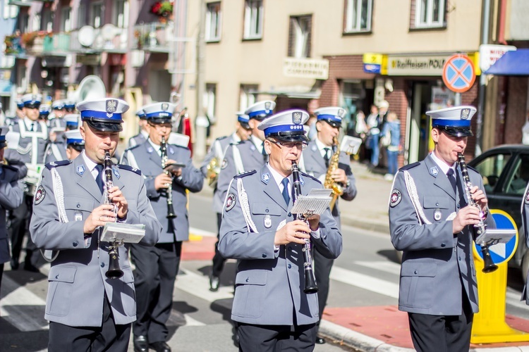 Sztandar dla policji w Ostródzie