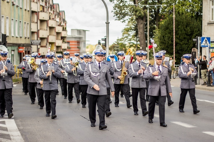 Sztandar dla policji w Ostródzie