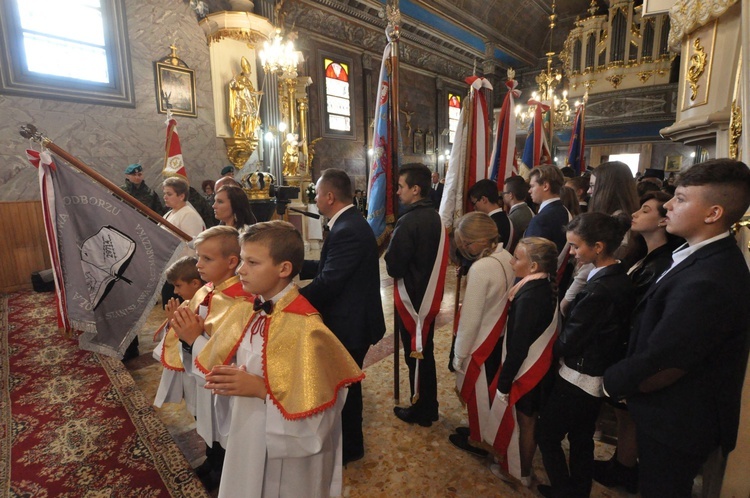 Patron szkoły w Podborzu