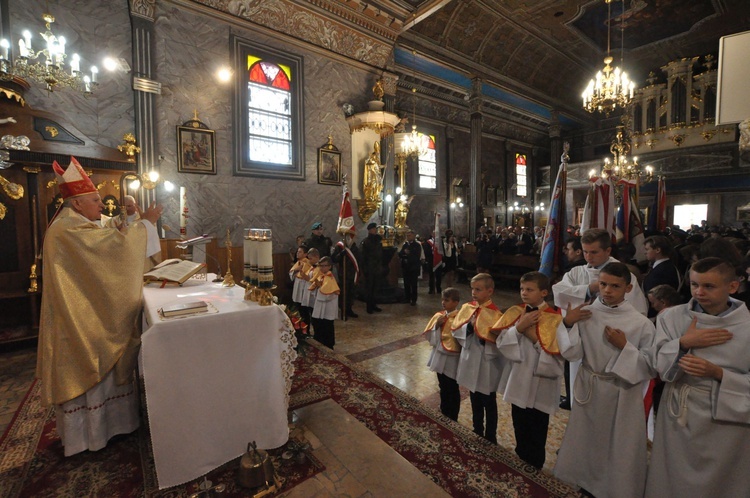 Patron szkoły w Podborzu