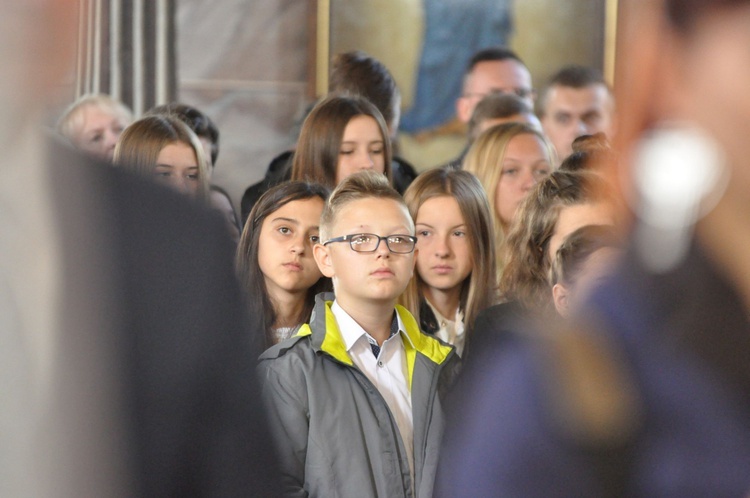 Patron szkoły w Podborzu