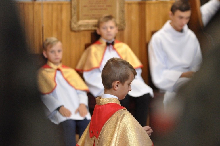 Patron szkoły w Podborzu