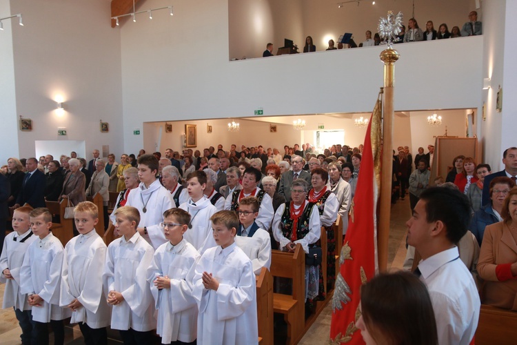 Pobłogosławienie kościoła w Gorzowie k. Chełmka