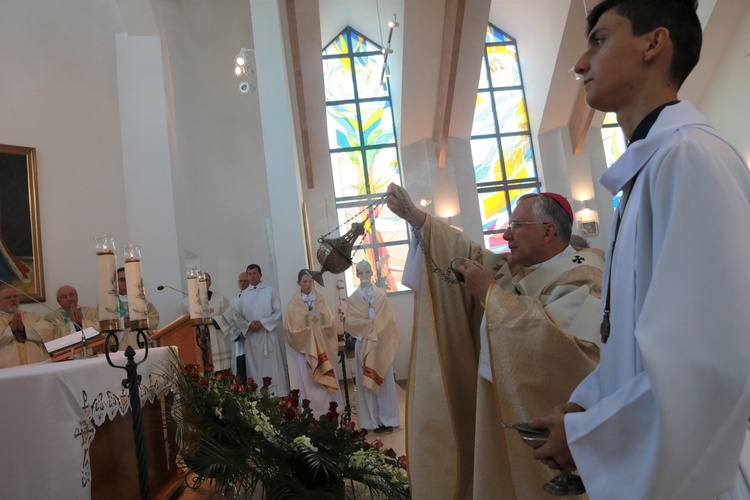 Pobłogosławienie kościoła w Gorzowie k. Chełmka