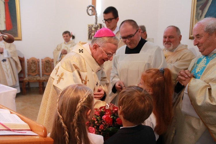 Pobłogosławienie kościoła w Gorzowie k. Chełmka