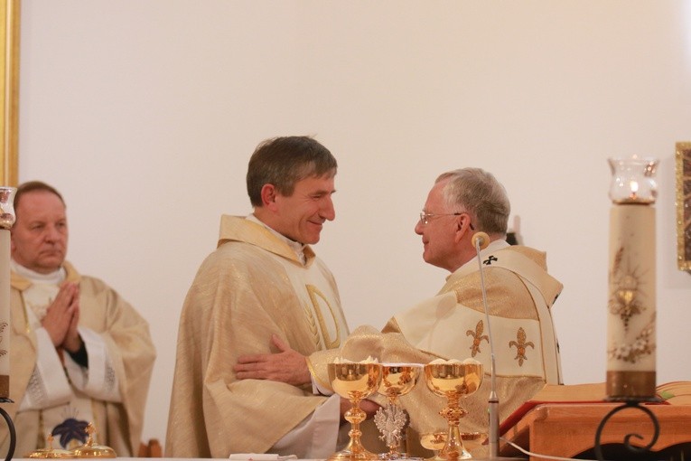 Pobłogosławienie kościoła w Gorzowie k. Chełmka