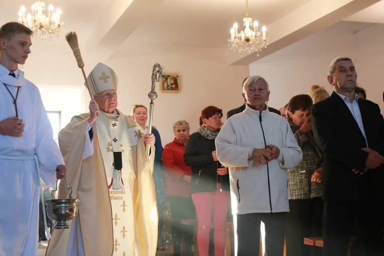 Pobłogosławienie kościoła w Gorzowie k. Chełmka