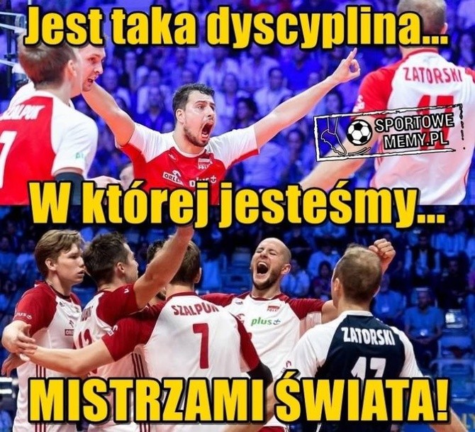 Memy po obronie tytułu mistrzów świata w siatkówce