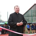 Borzęcin Dolny - nadanie imienia, otwarcie boiska