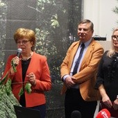 Gości powitała gospodyni miejsca Lucyna Wiśniewska 