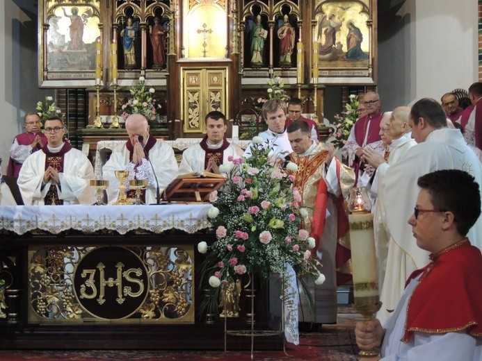 Przyjęcie trzech kanoników do kolegiaty