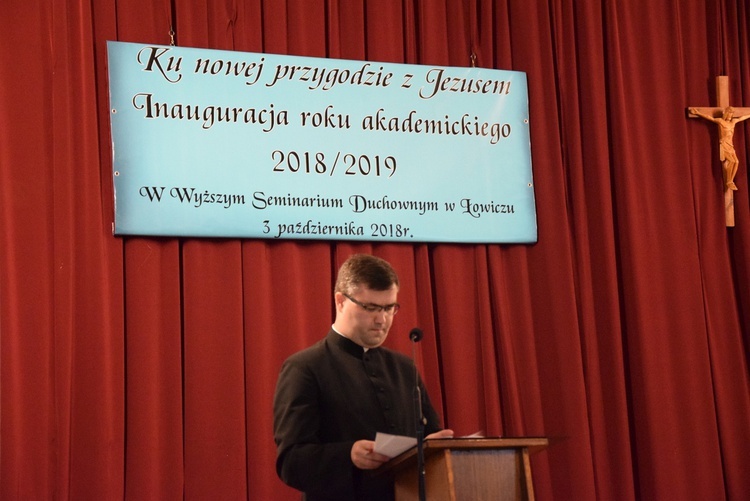 Inauguracja roku akademickiego w WSD w Łowiczu