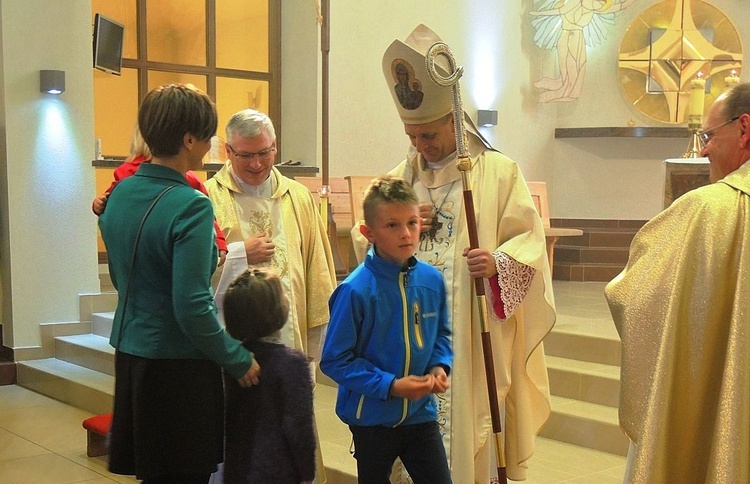 Poświęcenie kościoła na Górnym Borze w Skoczowie