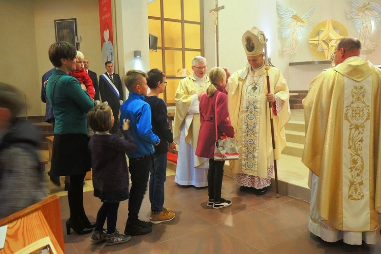 Poświęcenie kościoła na Górnym Borze w Skoczowie