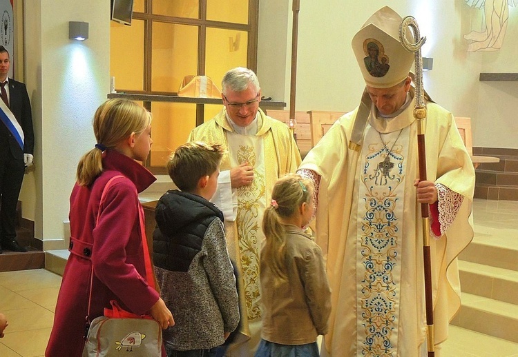 Poświęcenie kościoła na Górnym Borze w Skoczowie