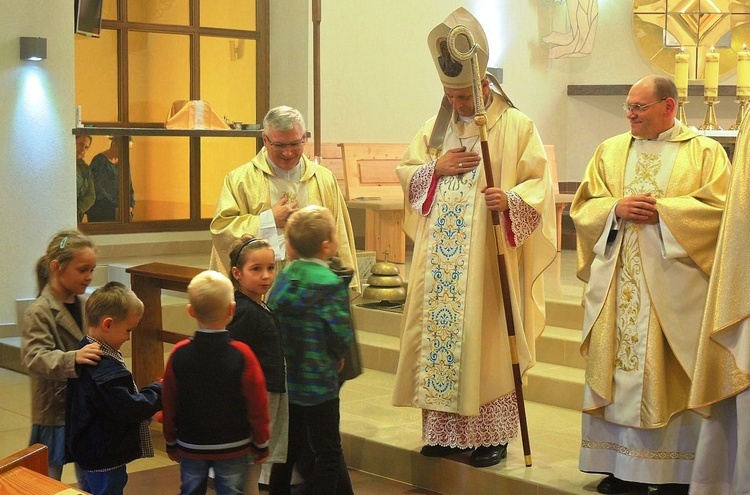 Poświęcenie kościoła na Górnym Borze w Skoczowie