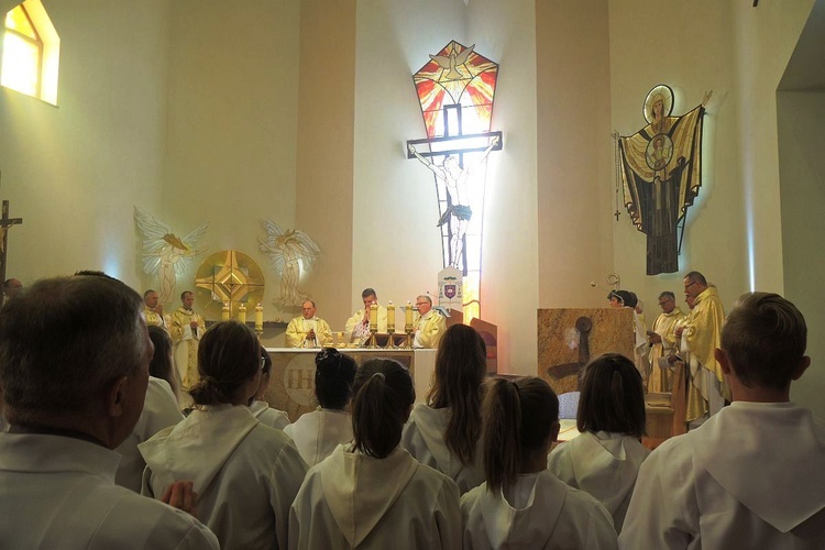 Poświęcenie kościoła na Górnym Borze w Skoczowie