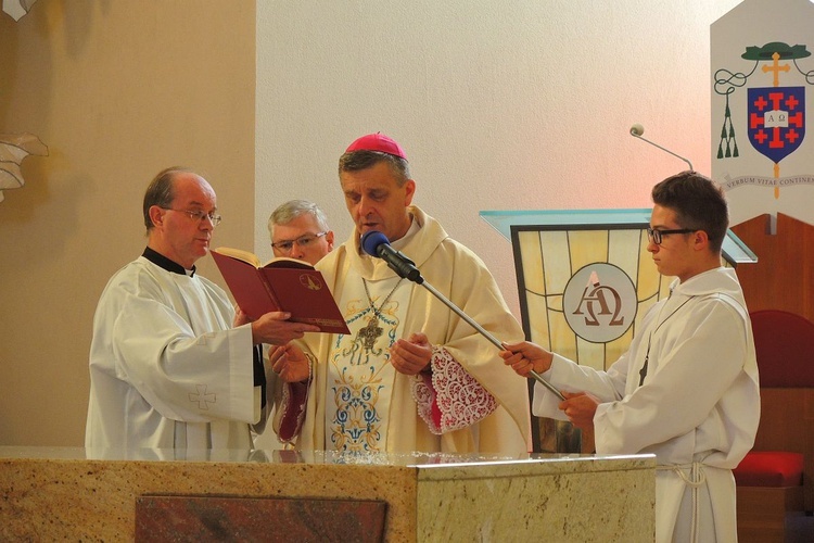 Poświęcenie kościoła na Górnym Borze w Skoczowie