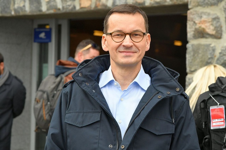 Premier Mateusz Morawiecki pod Giewontem