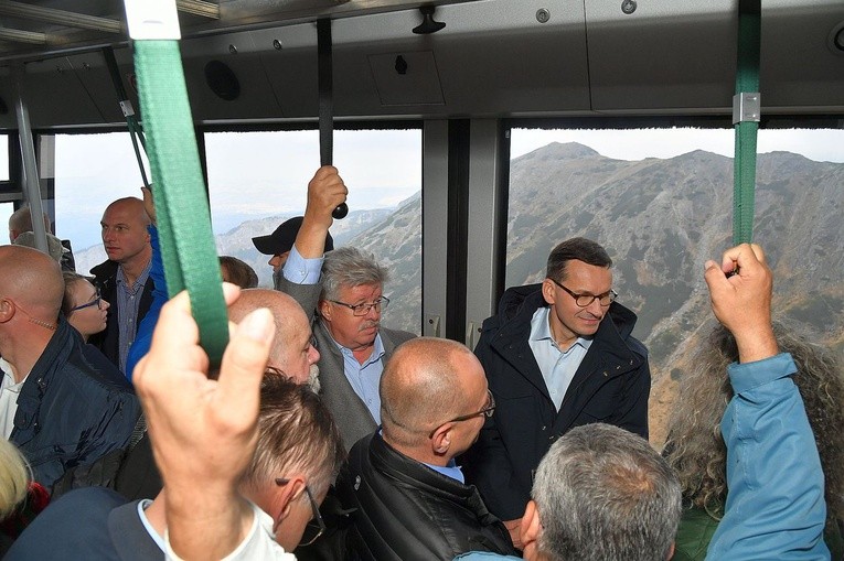 Premier Mateusz Morawiecki pod Giewontem