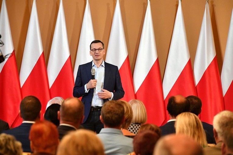 Premier Mateusz Morawiecki pod Giewontem