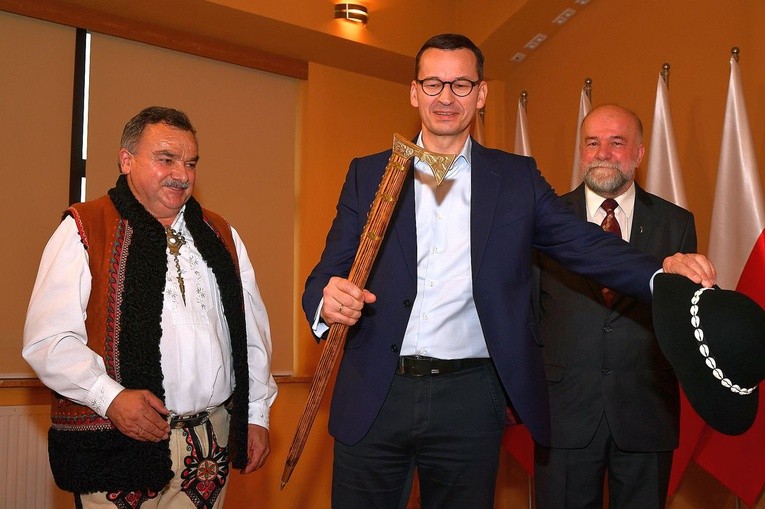 Premier Mateusz Morawiecki pod Giewontem
