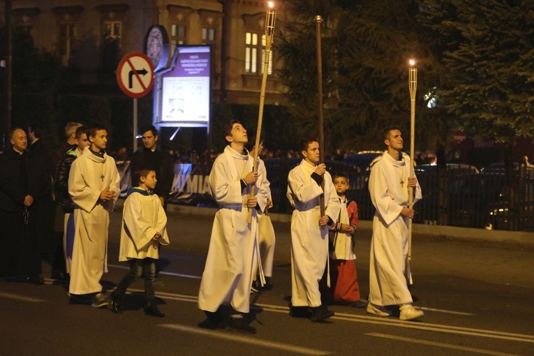 Różańcowa procesja w Czechowicach-Dziedzicach - 2018