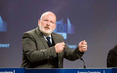 Frans Timmermans, wiceprzewodniczący Komisji Europejskiej.
