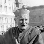 Kardynał Karol Wojtyła w Watykanie podczas sierpniowego konklawe, które wybrało Jana Pawła I