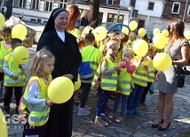 W akcji wzięły udział także dzieci z przedszkola sióstr prezentek.