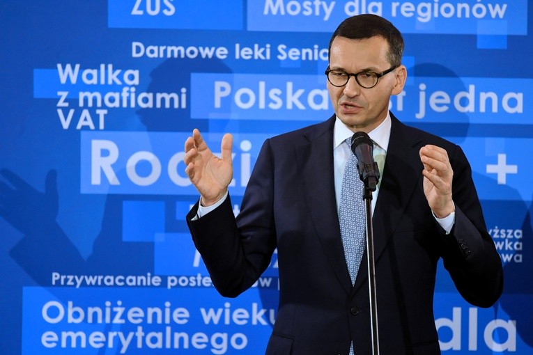 Morawiecki: Polacy mają żyć na poziomie europejskim