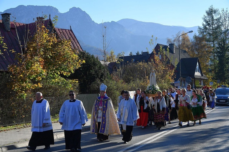 Procesja Fatimska ulicami Zakopanego