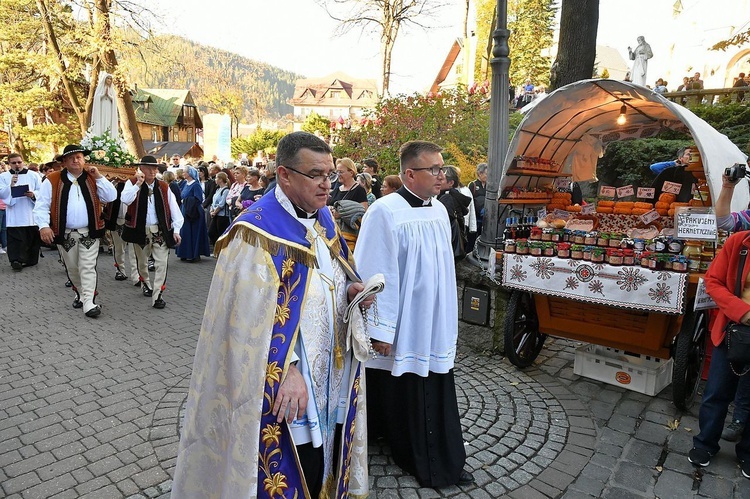 Procesja Fatimska ulicami Zakopanego