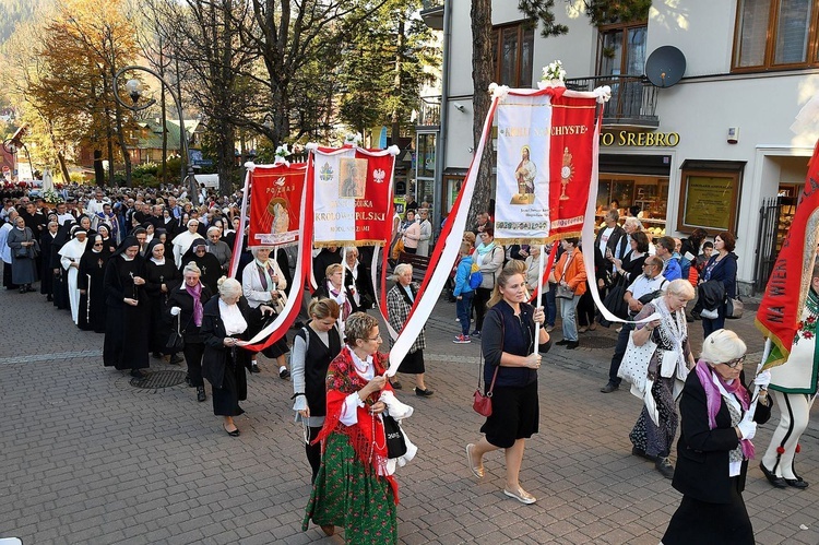 Procesja Fatimska ulicami Zakopanego