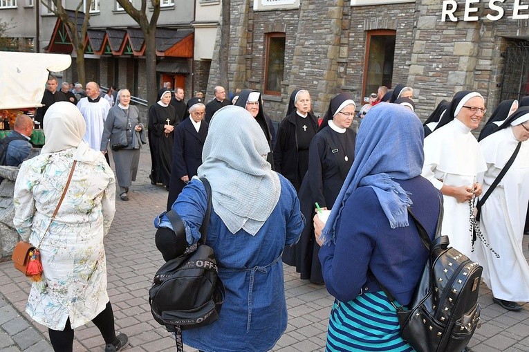 Procesja Fatimska ulicami Zakopanego