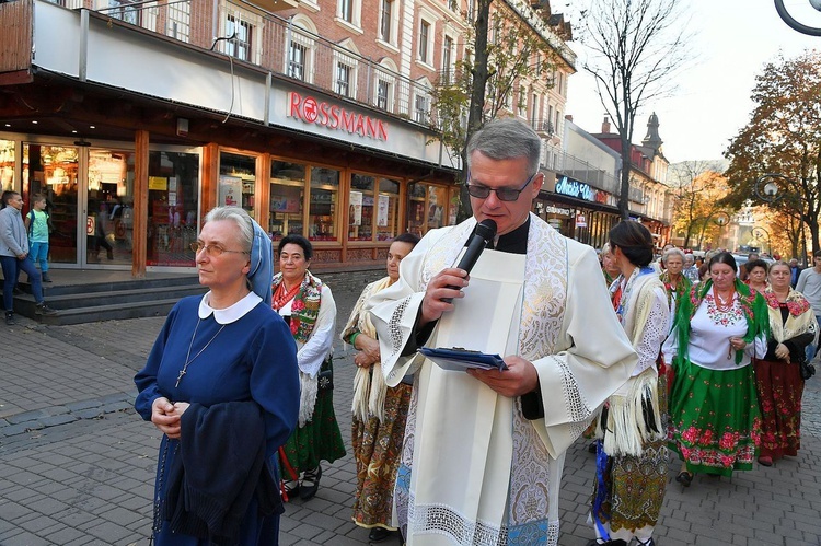 Procesja Fatimska ulicami Zakopanego