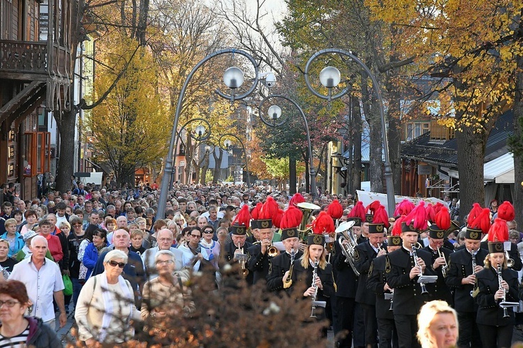 Procesja Fatimska ulicami Zakopanego