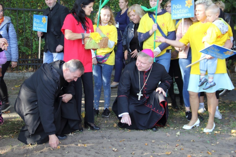 Inauguracja akcji Pola Nadziei na Pomorzu.