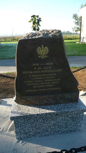 Obelisk w Pasiece Otfinowskiej 