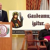 Gościem inauguracji roku akademickiego w seminarium  był wicepremier Jarosław Gowin.