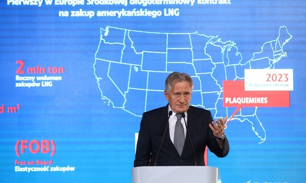 Prezes PGNiG: Amerykańskie LNG o " dwadzieścia kilka procent" tańszy niż gaz rosyjski