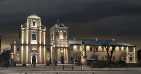 Projekt iluminacji kościoła i kolegium