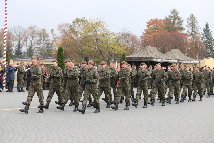 Przysięga wojskowa w Sandomierzu