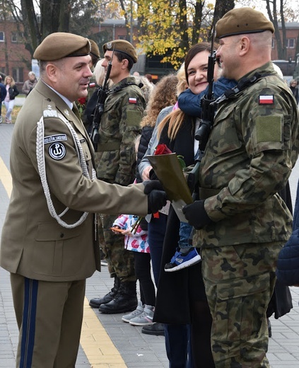 Przysięga wojskowa w Sandomierzu