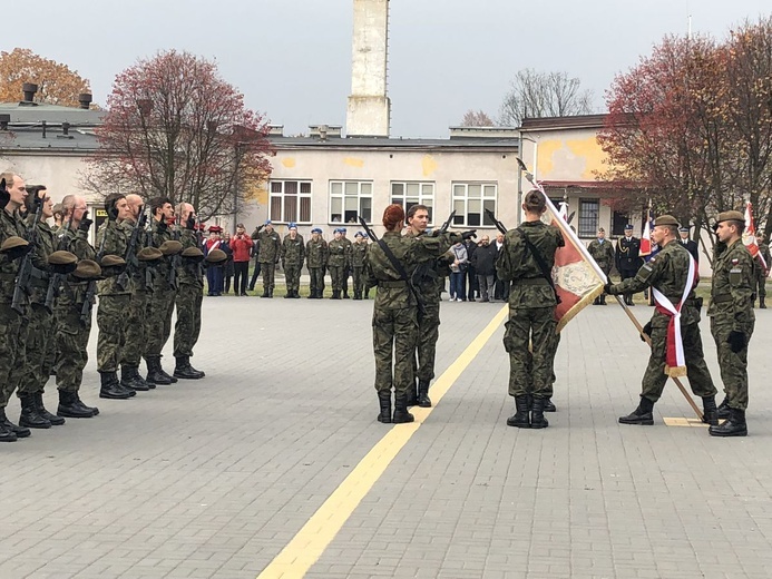 Przysięga wojskowa w Sandomierzu