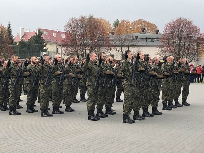 Przysięga wojskowa w Sandomierzu